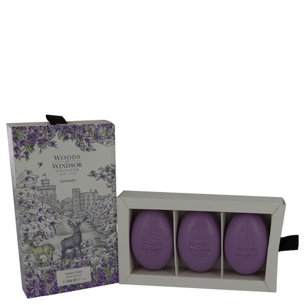 Woods Of Windsor Lavender Fine English Soap 3 x 60 g for Womens 540940 - main